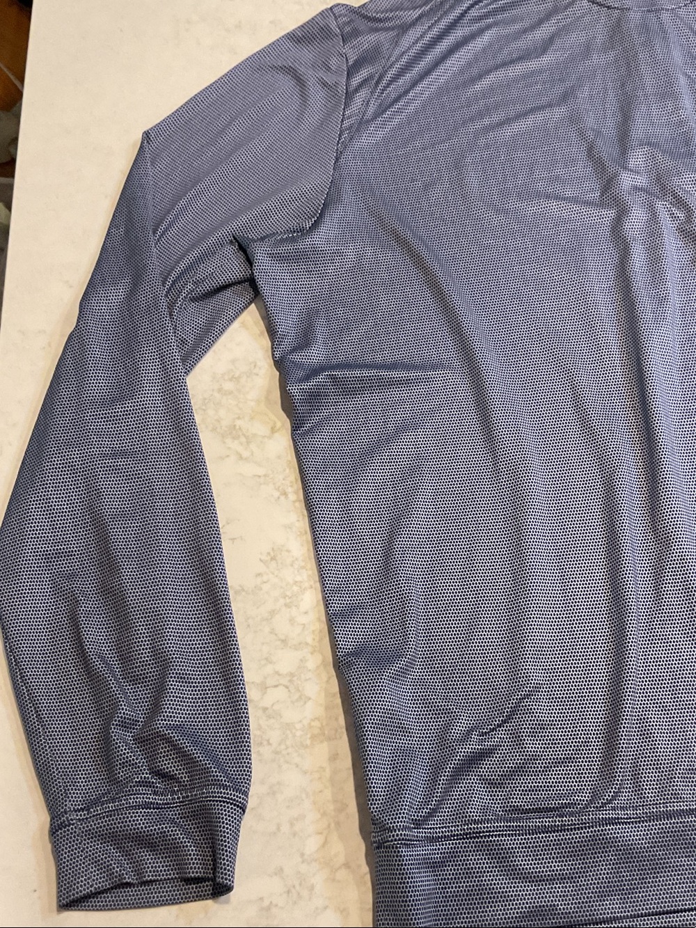 Johnny- O Men's Quarter-Zip Long Sleeve performance twilight Blue large NWOT - Picture 13 of 16